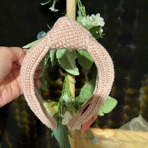 Women’s Headband by KATE SPADE. Crochet Head band with Bow detail